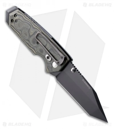 Hogue Knives EX02 Knife Tanto Green G-Mascus (3.375" Black Plain) 34268 4 Hogue Knives EX02 Knife Tanto Green G-Mascus (3.375" Black Plain) 34268 - Image 2