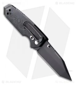 Hogue Knives EX02 Knife Tanto Black/Gray G-Mascus (3.375" Black Plain) 34269 -Sharp Blade Depot BHQ 12442 02