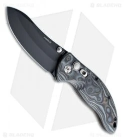 Knives Shop 5 Hogue Knives EX04 Upswept Knife Black/Gray GMascus (3.5" Plain) 34479