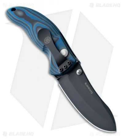 Hogue Knives EX04 Upswept Knife Blue Lava GMascus (3.5" Plain) 34473 4 Hogue Knives EX04 Upswept Knife Blue Lava GMascus (3.5" Plain) 34473 - Image 2