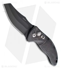 Knives Shop 35 Hogue Knives EX04 Automatic Knife Black/Gray G-Mascus (3.5" Wharncliffe) 34429