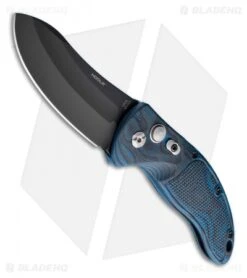 Knives Shop 37 Hogue Knives EX04 Automatic Knife Blue Lava G-Mascus (3.5" Upswept) 34433