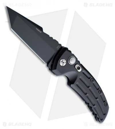 Hogue Knives EX-A01 Automatic Knife Tanto Black Aluminum (3.5" Black) 3 Hogue Knives EX-A01 Automatic Knife Tanto Black Aluminum (3.5" Black)