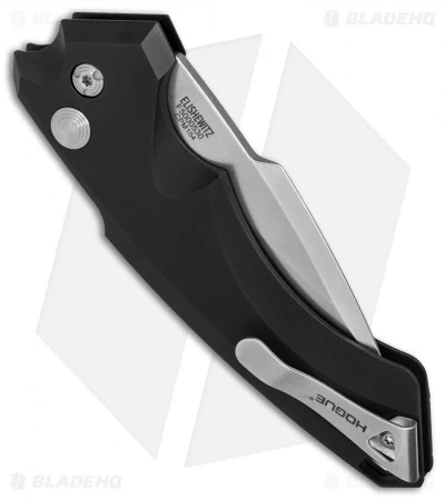 Hogue Knives EX-A05 Spear Point Automatic Knife Black (4" Stonewash) 34510 4 Hogue Knives EX-A05 Spear Point Automatic Knife Black (4" Stonewash) 34510 - Image 2