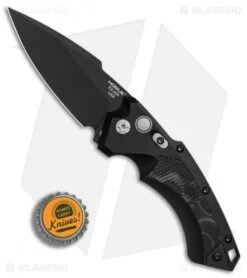 Hogue Knives EX-A05 Spear Point Automatic Knife Black G-Mascus (3.5" Black) 9 Hogue Knives EX-A05 Spear Point Automatic Knife Black G-Mascus (3.5" Black) -Sharp Blade Depot Hogue Auto Black spear point black blade BHQ 80673 er bottlecap