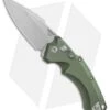 Hogue Knives EX-A05 Spear Point Automatic Knife OD Green (3.5" Stonewash) 34531 -Sharp Blade Depot Hogue Auto OD Green spear point tumble BHQ 80669 er