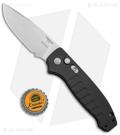 Hogue Ballista Drop Point Automatic Knife Matte Black (3.5" Tumbled) 64136 6 Hogue Ballista Drop Point Automatic Knife Matte Black (3.5" Tumbled) 64136 - Image 4