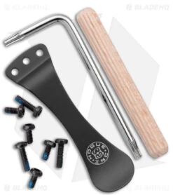 Hogue Black Replacement EX-01, EX-03, EX-04 Pocket Clip And Torx Screws (34180)