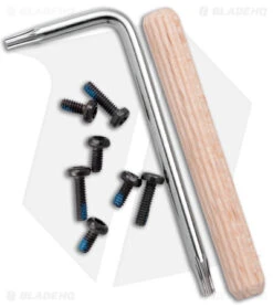 Hogue Black Replacement EX-01, EX-03, EX-04 Pocket Clip And Torx Screws (34180) -Sharp Blade Depot Hogue Black Replacement EX 01 EX 03 EX 04 Pocket Clip Torx Screws BHQ 54441 jr hw