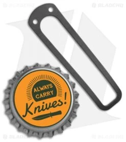 Hogue EX-02 3.3" & 3.75" Torx Screw And Pocket Clip Kit (Black) 34280 -Sharp Blade Depot Hogue EX 02 3.3in 3.75in Torx Screw Pocket Clip Kit HO34280 BHQ 74046 jr bottlecap