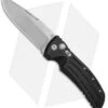 Hogue EX-A01 Automatic Drop Point Knife Black Aluminum (4" Stonewash) 34116 2 Hogue EX-A01 Automatic Drop Point Knife Black Aluminum (4" Stonewash) 34116 -Sharp Blade Depot Hogue EX A01 DP Black Alum SW 34116 BHQ 68017 jr