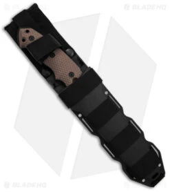 Hogue Knives EX F01 Large Tanto Fixed Blade Brown G-10 (7" Black A2) -Sharp Blade Depot Hogue EX F01 Tanto FB A BHQ 87685 td sheath