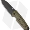 Hogue Knives EX02 Knife Spear Point Green G-Mascus (3.375" Black Plain) 34278 -Sharp Blade Depot Hogue EX02 SP Green G Mascus Black BHQ 12439 jr