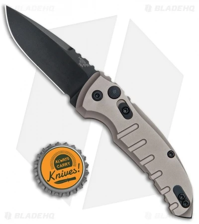 Hogue Knives A01 Microswitch Automatic Knife Flat Dark Earth (2.6" Black) 24117 6 Hogue Knives A01 Microswitch Automatic Knife Flat Dark Earth (2.6" Black) 24117 - Image 4