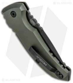 Hogue Knives A01 Microswitch Automatic Knife OD Green (2.6" Black) 24111 8 Hogue Knives A01 Microswitch Automatic Knife OD Green (2.6" Black) 24111 -Sharp Blade Depot Hogue Knives A01 Microswitch Auto OD Green Black 24111 BHQ 95382 jr side