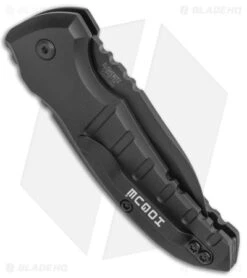 Hogue Knives A01 Microswitch Wharncliffe Automatic Knife Black (2.6" Black) -Sharp Blade Depot Hogue Knives A01 Microswitch Wharncliffe Auto Black Black BHQ 78914 jr side