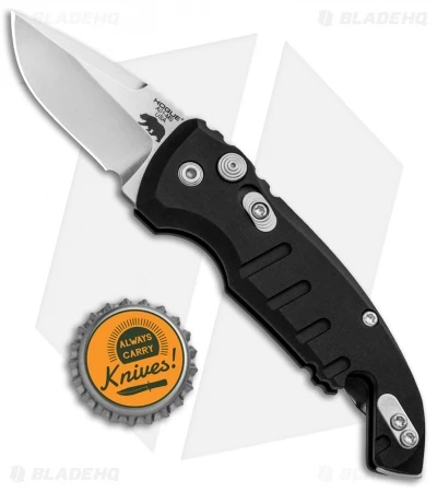 Hogue Knives CA Legal A01 Microswitch Automatic Knife Black (1.8" Stonewash) 6 Hogue Knives CA Legal A01 Microswitch Automatic Knife Black (1.8" Stonewash) - Image 4
