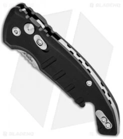 Knives Shop -Sharp Blade Depot Hogue Knives CA Legal A01 Microswitch Auto Black SW 24120 BHQ 79829 jr spine
