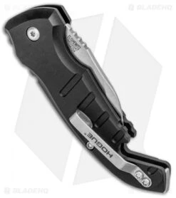 Hogue Knives CA Legal A01 Microswitch Wharncliffe Auto Knife Black (1.8" SW) 8 Hogue Knives CA Legal A01 Microswitch Wharncliffe Auto Knife Black (1.8" SW) -Sharp Blade Depot Hogue Knives CA Legal A01 Microswitch Auto Black SW 24140 BHQ 81357 jr side