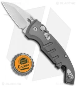 Hogue Knives CA Legal A01 Microswitch Wharncliffe Automatic Knife Gray (1.8" SW) 9 Hogue Knives CA Legal A01 Microswitch Wharncliffe Automatic Knife Gray (1.8" SW) -Sharp Blade Depot Hogue Knives CA Legal A01 Microswitch Wharncliffe Auto Gray SW 24142 BHQ 81358 jr bottlecap