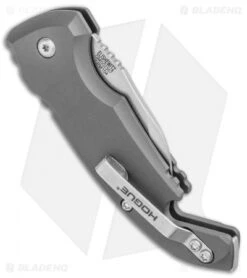 Hogue Knives CA Legal A01 Microswitch Wharncliffe Automatic Knife Gray (1.8" SW) 8 Hogue Knives CA Legal A01 Microswitch Wharncliffe Automatic Knife Gray (1.8" SW) -Sharp Blade Depot Hogue Knives CA Legal A01 Microswitch Wharncliffe Auto Gray SW 24142 BHQ 81358 jr side