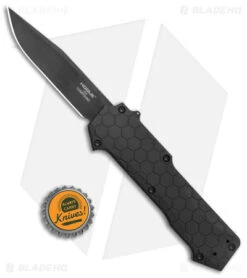 Hogue Knives Compound OTF Auto Knife Clip Point Black W/ Tritium (3.5" Black) 9 Hogue Knives Compound OTF Auto Knife Clip Point Black W/ Tritium (3.5" Black) -Sharp Blade Depot Hogue Knives Compound OTF Auto CP Black Black BHQ 139562 jr bottlecap