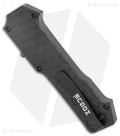 Hogue Knives Compound OTF Auto Knife Clip Point Black W/ Tritium (3.5" Black) 8 Hogue Knives Compound OTF Auto Knife Clip Point Black W/ Tritium (3.5" Black) -Sharp Blade Depot Hogue Knives Compound OTF Auto CP Black Black BHQ 139562 jr side