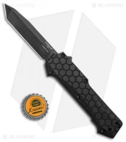 Hogue Knives Compound OTF Automatic Knife Tanto Black (3.5" Black) 34026 9 Hogue Knives Compound OTF Automatic Knife Tanto Black (3.5" Black) 34026 -Sharp Blade Depot Hogue Knives Compound OTF Auto Tanto Black Black 34026 BHQ 93911 jr bottlecap