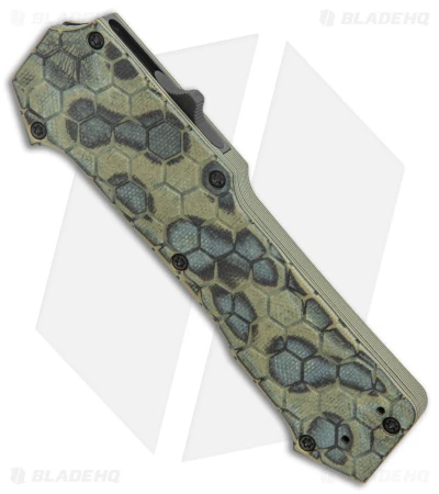 Hogue Knives Compound Tanto OTF Automatic Knife Green G-Mascus (3.5" Black) 4 Hogue Knives Compound Tanto OTF Automatic Knife Green G-Mascus (3.5" Black) - Image 2