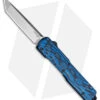 Hogue Knives Counterstrike OTF Auto Knife Blue Lava G-10 Tanto (3.5" Tumbled) -Sharp Blade Depot Hogue Knives Counterstrike OTF Auto Knife Blue Lava G 10 Tanto Tumbled BHQ 181406 KC