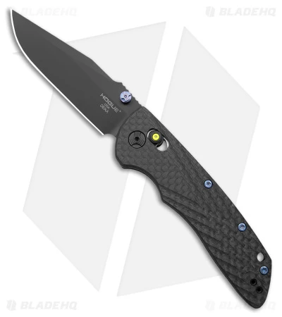 Hogue Knives Deka Clip Point Knife Black Carbon Fiber (3.25" Black DLC 20CV) 3 Hogue Knives Deka Clip Point Knife Black Carbon Fiber (3.25" Black DLC 20CV)