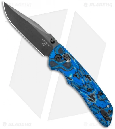 Hogue Knives Deka Clip Point Pocket Knife Blue Lava G-Mascus (3.25" Black 20CV) 3 Hogue Knives Deka Clip Point Pocket Knife Blue Lava G-Mascus (3.25" Black 20CV)