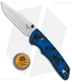 Hogue Knives Deka Clip Point Pocket Knife Blue Lava G-Mascus (3.25" SW 20CV) -Sharp Blade Depot Hogue Knives Deka Folding DP Blue Lava G Mascus Tumble 24273 BHQ 102920 jr bottlecap