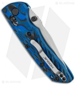 Hogue Knives Deka Clip Point Pocket Knife Blue Lava G-Mascus (3.25" SW 20CV) -Sharp Blade Depot Hogue Knives Deka Folding DP Blue Lava G Mascus Tumble 24273 BHQ 102920 jr side