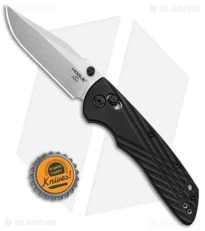 Hogue Knives Deka Clip Point Pocket Knife Black G-10 (3.25" Stonewash 20CV) 6 Hogue Knives Deka Clip Point Pocket Knife Black G-10 (3.25" Stonewash 20CV) - Image 4