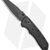 Hogue Knives Deka Wharncliffe Pocket Knife Black G-10 (3.25" Black 20CV) 1 Hogue Knives Deka Wharncliffe Pocket Knife Black G-10 (3.25" Black 20CV) -Sharp Blade Depot Hogue Knives Deka Modified Wharncliffe Knife Black G10 Black BHQ 102930 kp open