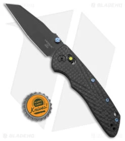 Hogue Knives Deka Wharncliffe Knife Black Carbon Fiber (3.25" Black DLC 20CV) 9 Hogue Knives Deka Wharncliffe Knife Black Carbon Fiber (3.25" Black DLC 20CV) -Sharp Blade Depot Hogue Knives Deka Wharncliffe CF Black BHQ 176982 jr bottlecap