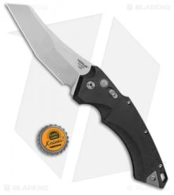 Hogue Knives EX-A05 Wharncliffe Automatic Knife Black (4" Stonewash) 34500 -Sharp Blade Depot Hogue Knives EX A05 Wharncliffe 4in Auto Black SW 34500 BHQ 100444 jr bottlecap