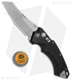 Hogue Knives EX-A05 Wharncliffe Automatic Knife Black (3.5" Stonewash) 34520 -Sharp Blade Depot Hogue Knives EX A05 Wharncliffe Auto Black SW 34520 BHQ 100447 jr bottlecap