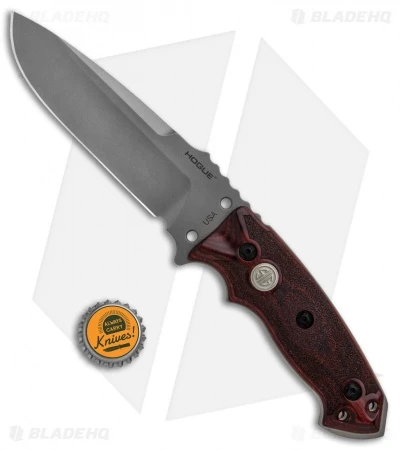 Hogue Knives EX-F01 Fixed Blade Knife Rosewood (5.5" Plain) 37175 6 Hogue Knives EX-F01 Fixed Blade Knife Rosewood (5.5" Plain) 37175 - Image 4