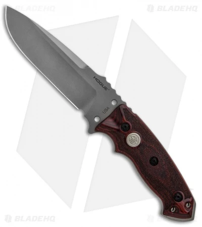 Hogue Knives EX-F01 Fixed Blade Knife Rosewood (5.5" Plain) 37175 3 Hogue Knives EX-F01 Fixed Blade Knife Rosewood (5.5" Plain) 37175