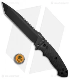 Hogue Knives EX-F01 Large Tanto Fixed Blade Black G-10 (7" Black) 35109 -Sharp Blade Depot Hogue Knives EX F01 Tactical Tanto Black G 10 Black 35109 BHQ 87407 jr bottlecap 2