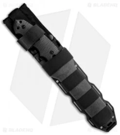 Hogue Knives EX-F01 Large Tanto Fixed Blade Black G-10 (7" Black) 35109 -Sharp Blade Depot Hogue Knives EX F01 Tactical Tanto Black G 10 Black 35109 BHQ 87407 jr sheath 2