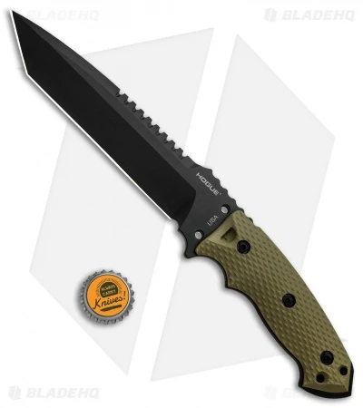 Hogue Knives EX-F01 Large Tanto Fixed Blade OD Green G-10 (7" Black) 35108 6 Hogue Knives EX-F01 Large Tanto Fixed Blade OD Green G-10 (7" Black) 35108 - Image 4
