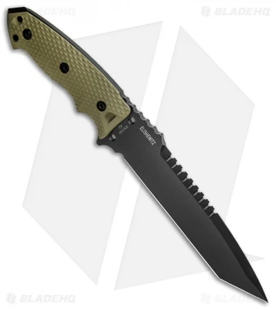 Hogue Knives EX-F01 Large Tanto Fixed Blade OD Green G-10 (7" Black) 35108 4 Hogue Knives EX-F01 Large Tanto Fixed Blade OD Green G-10 (7" Black) 35108 - Image 2