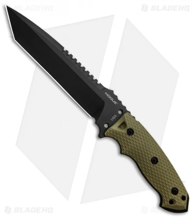 Hogue Knives EX-F01 Large Tanto Fixed Blade OD Green G-10 (7" Black) 35108 3 Hogue Knives EX-F01 Large Tanto Fixed Blade OD Green G-10 (7" Black) 35108