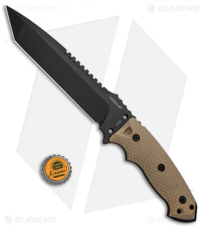 Hogue Knives EX-F01 Large Tanto Fixed Blade FDE G-10 (7" Black) 35108 6 Hogue Knives EX-F01 Large Tanto Fixed Blade FDE G-10 (7" Black) 35108 - Image 4