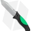 Hogue Knives EX-F02 Tanto Dive Knife Black/Green (4.5" Stonewash) 35265 -Sharp Blade Depot Hogue Knives EX F02 Tanto Black Green SW 35265 BHQ 81363 jr