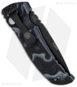 Hogue Knives EX-A01 Automatic Knife Black G-10 (4" Black) -Sharp Blade Depot Hogue Knives EX01 Auto DP Black G 10 Black Plain 34119 BHQ 9961 jr side