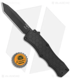 Hogue Knives Exploit OTF Automatic Knife Tanto Black (3.5" Black) 34046 -Sharp Blade Depot Hogue Knives Exploit OTF Auto Tanto Black No Black BHQ 93907 jr bottlecap